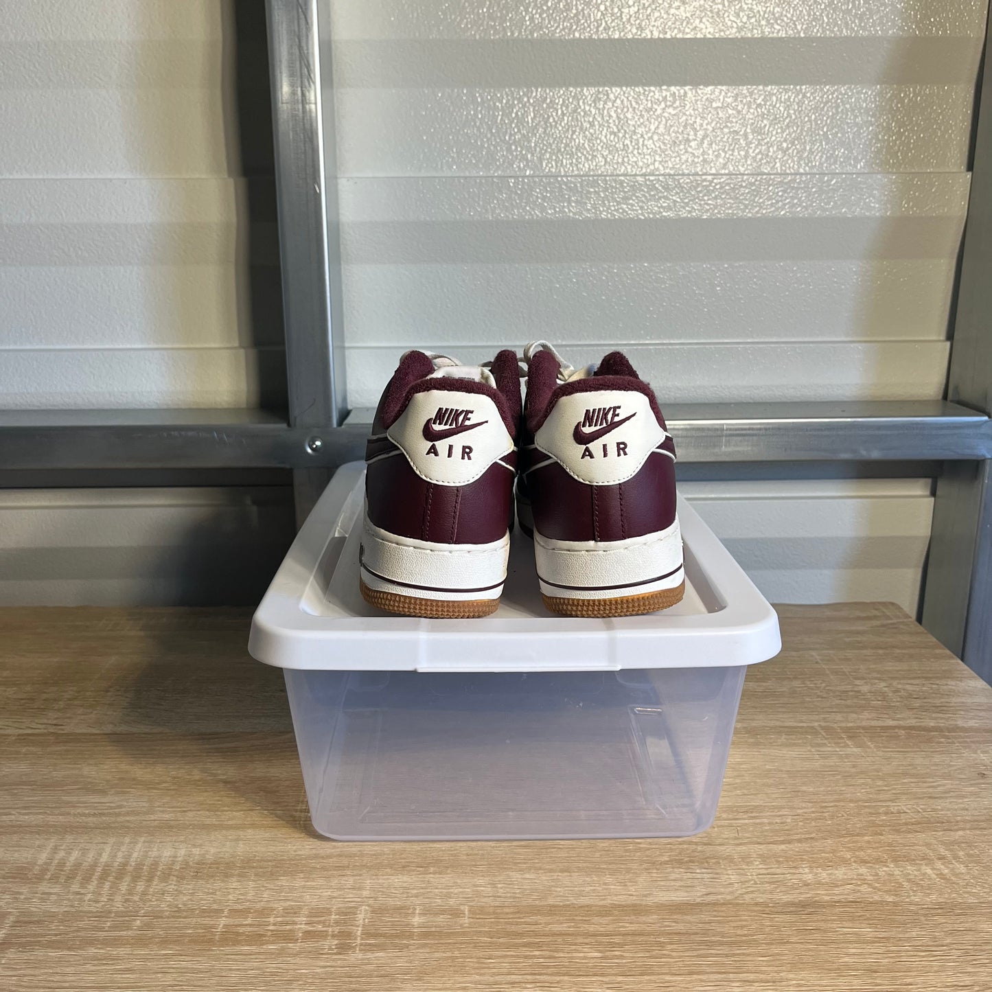 Size 10 - AF 1 '07 LV8 College Pack Night Maroon