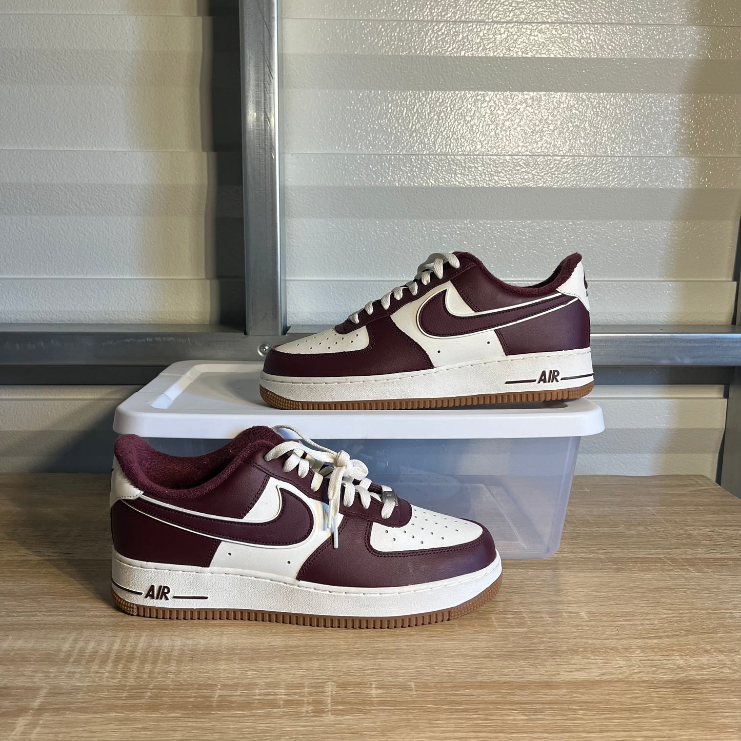 Size 10 - AF 1 '07 LV8 College Pack Night Maroon