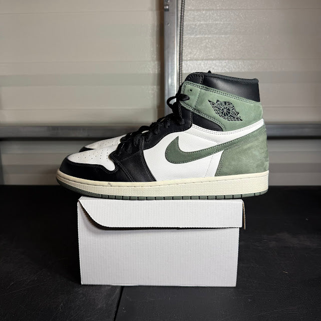 Size 13 - AJ 1 Retro High OG Clay Green