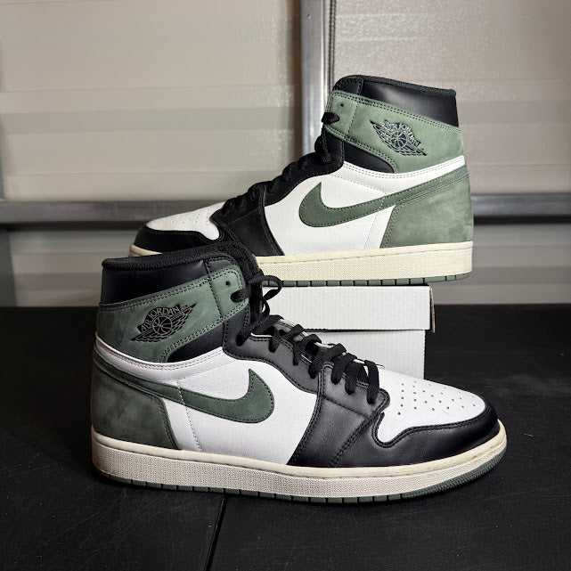 Size 13 - AJ 1 Retro High OG Clay Green