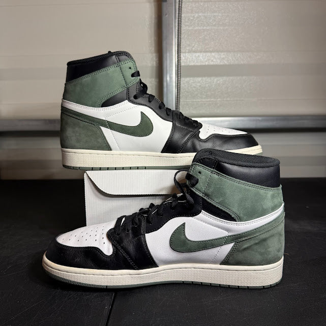Size 13 - AJ 1 Retro High OG Clay Green