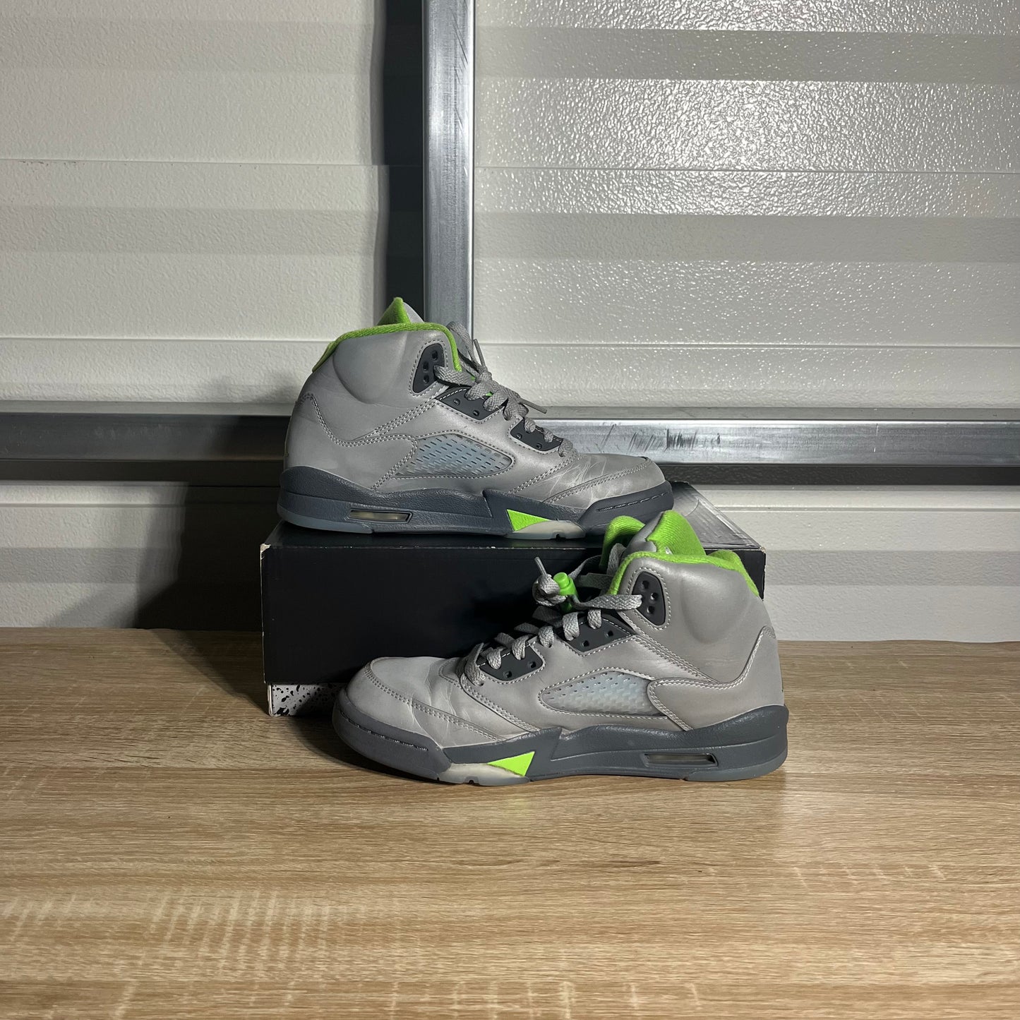 Size 6.5Y - AJ 5 Retro Green Bean