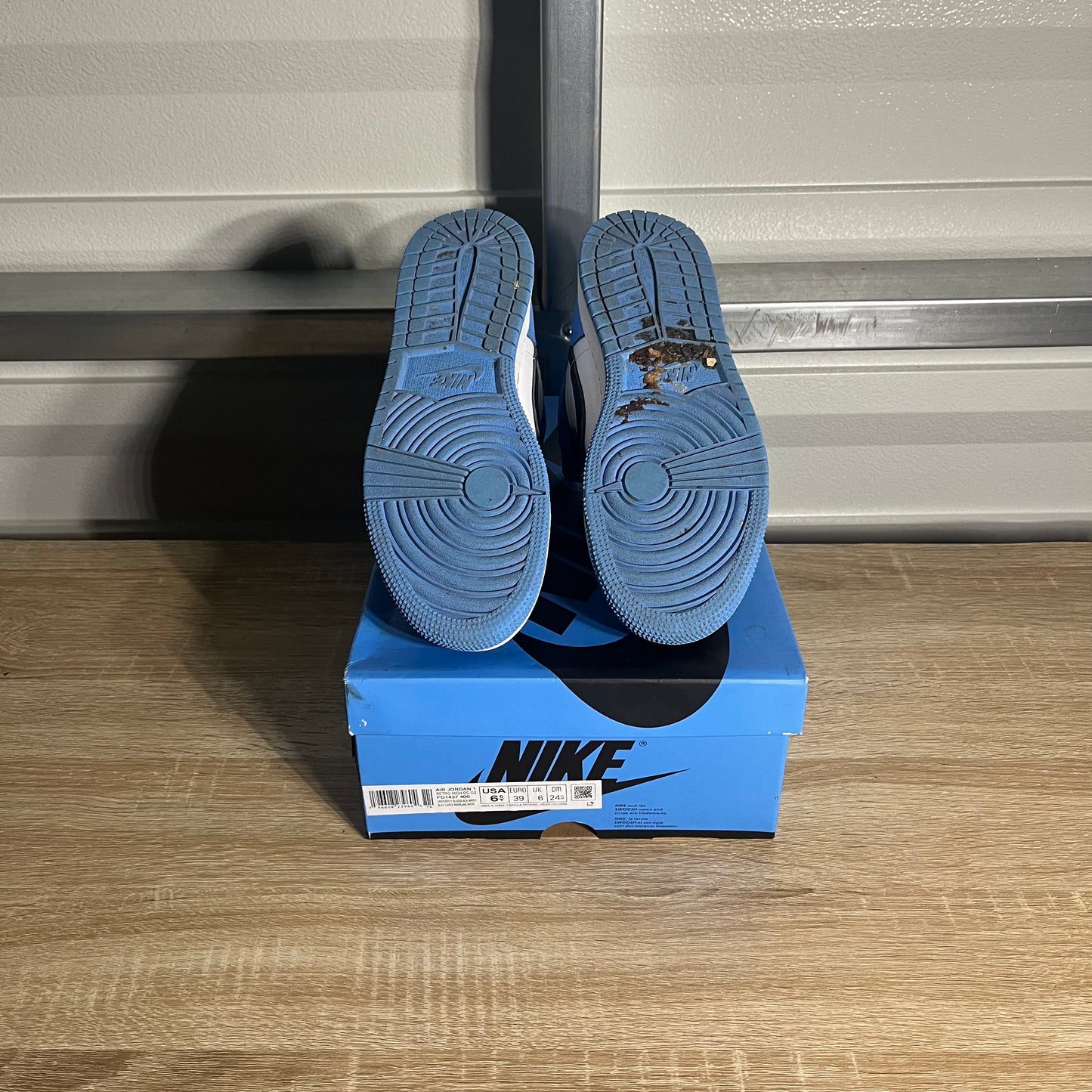 Size 6.5Y - AJ 1 Retro High University Blue UNC Toe