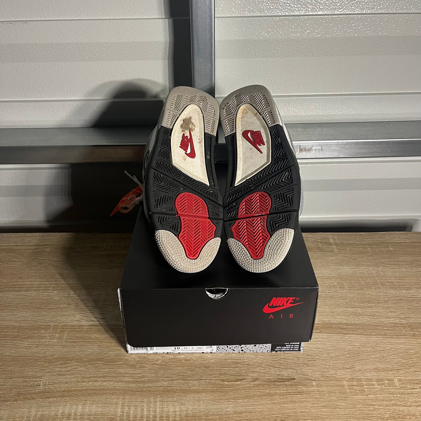 Size 10 - AJ 4 Retro White Cement