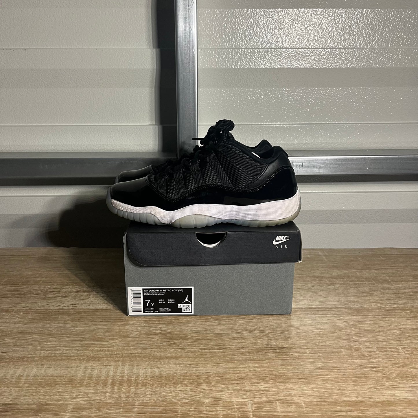 Size 7Y - AJ 11 Retro Low Space Jam