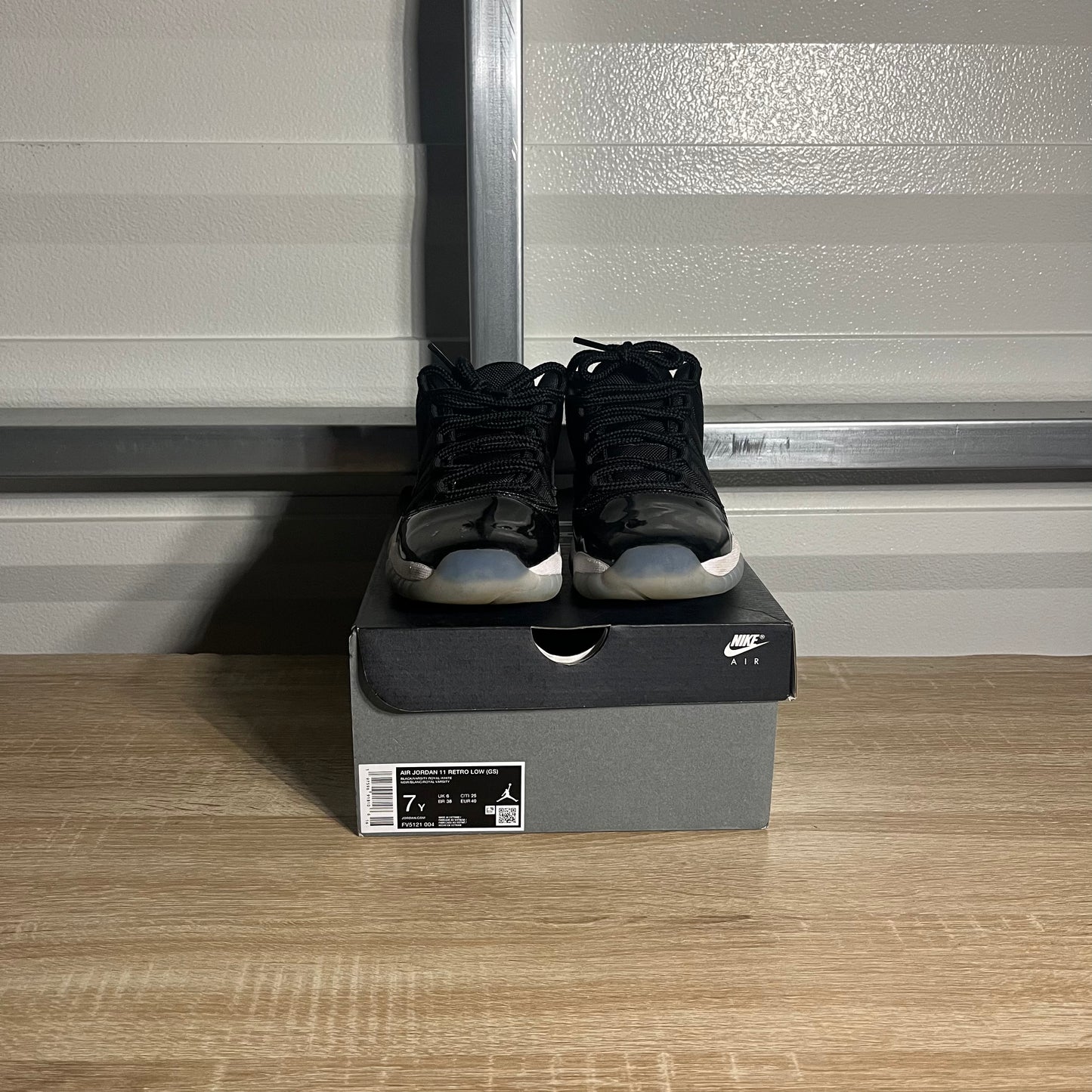 Size 7Y - AJ 11 Retro Low Space Jam