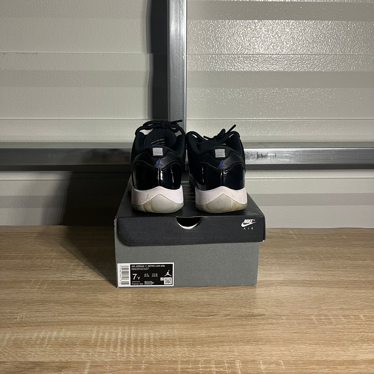 Size 7Y - AJ 11 Retro Low Space Jam