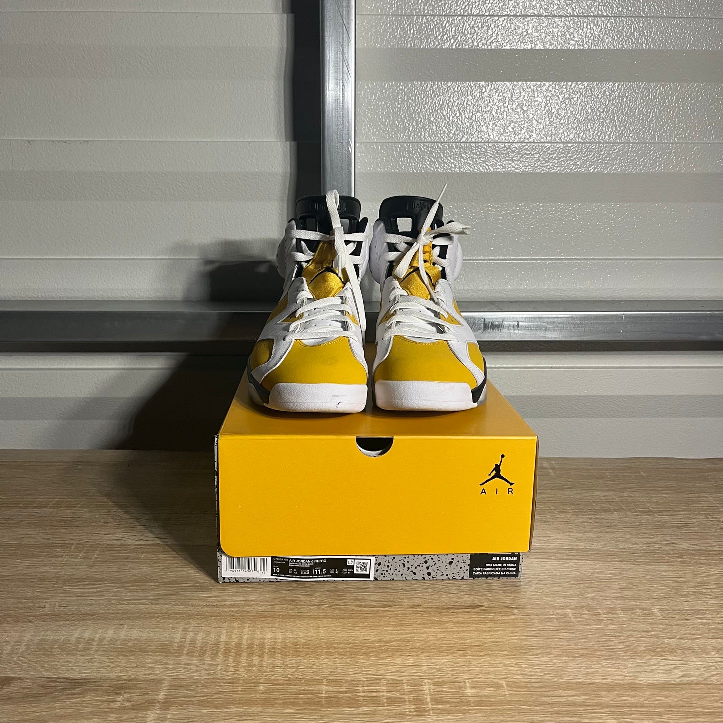 Size 10 – AJ 6 Retro Yellow Ochre
