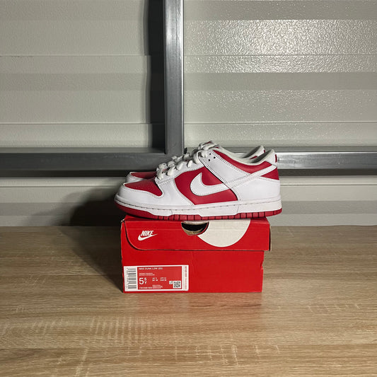 Size 5.5Y - Dunk Low Championship Red