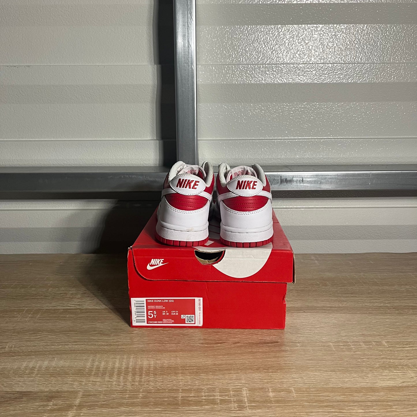 Size 5.5Y - Dunk Low Championship Red
