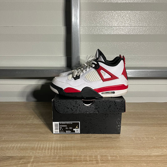 Size 7Y - AJ 4 Retro Red Cement