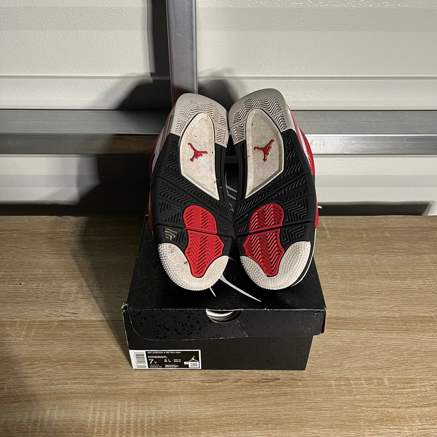 Size 7Y - AJ 4 Retro Red Cement
