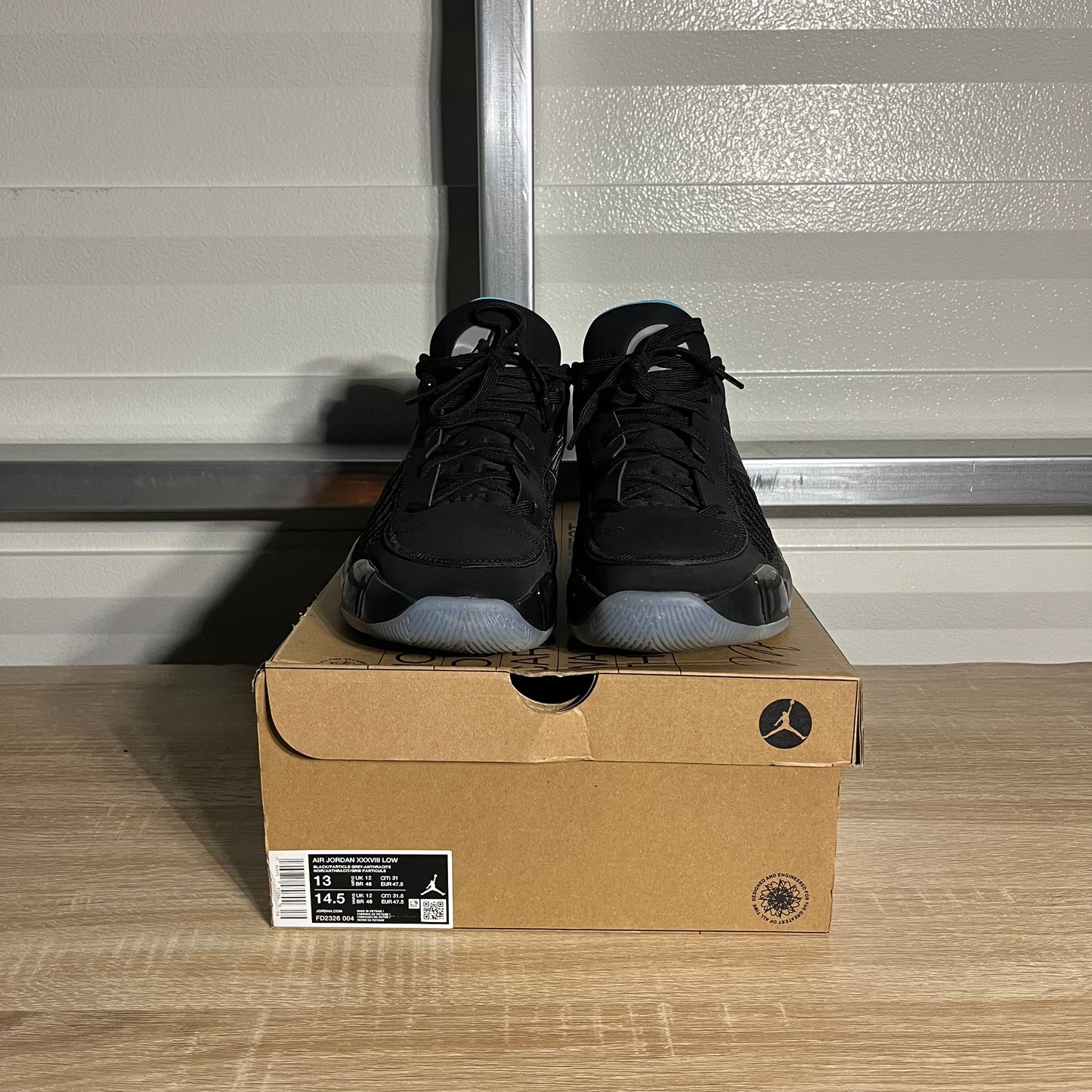 Size 13 - AJ XXXVIII Black Gamma Blue