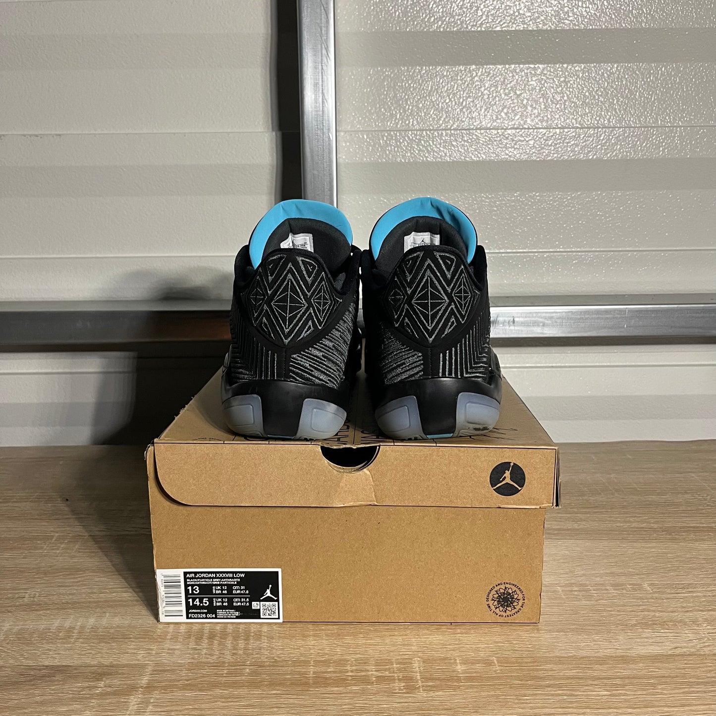 Size 13 - AJ XXXVIII Black Gamma Blue