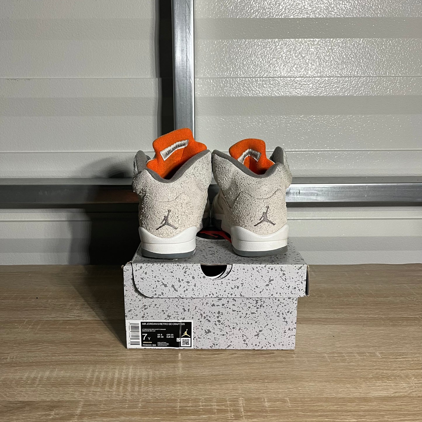 Size 7Y - AJ 5 Retro Craft Orewood Brown