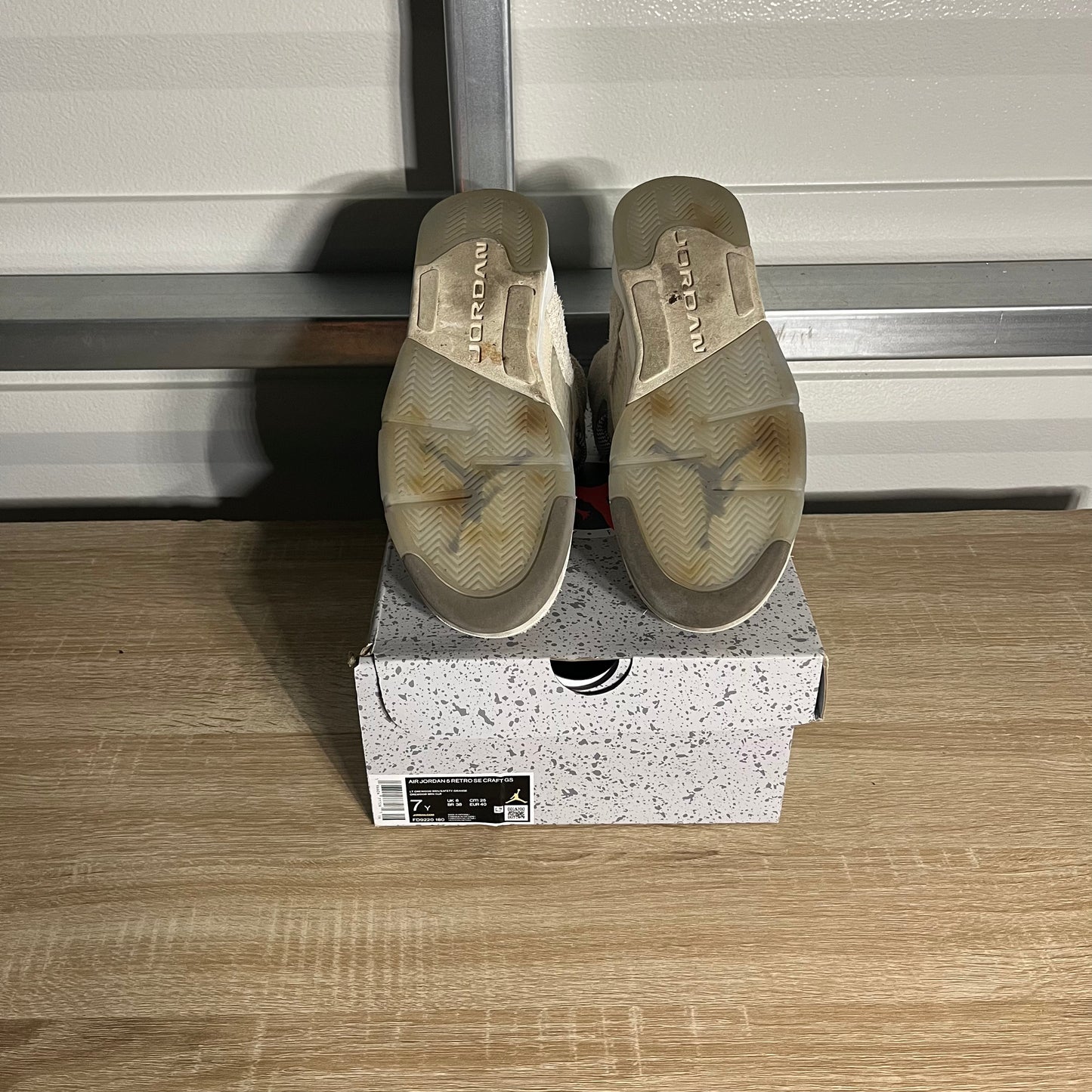 Size 7Y - AJ 5 Retro Craft Orewood Brown