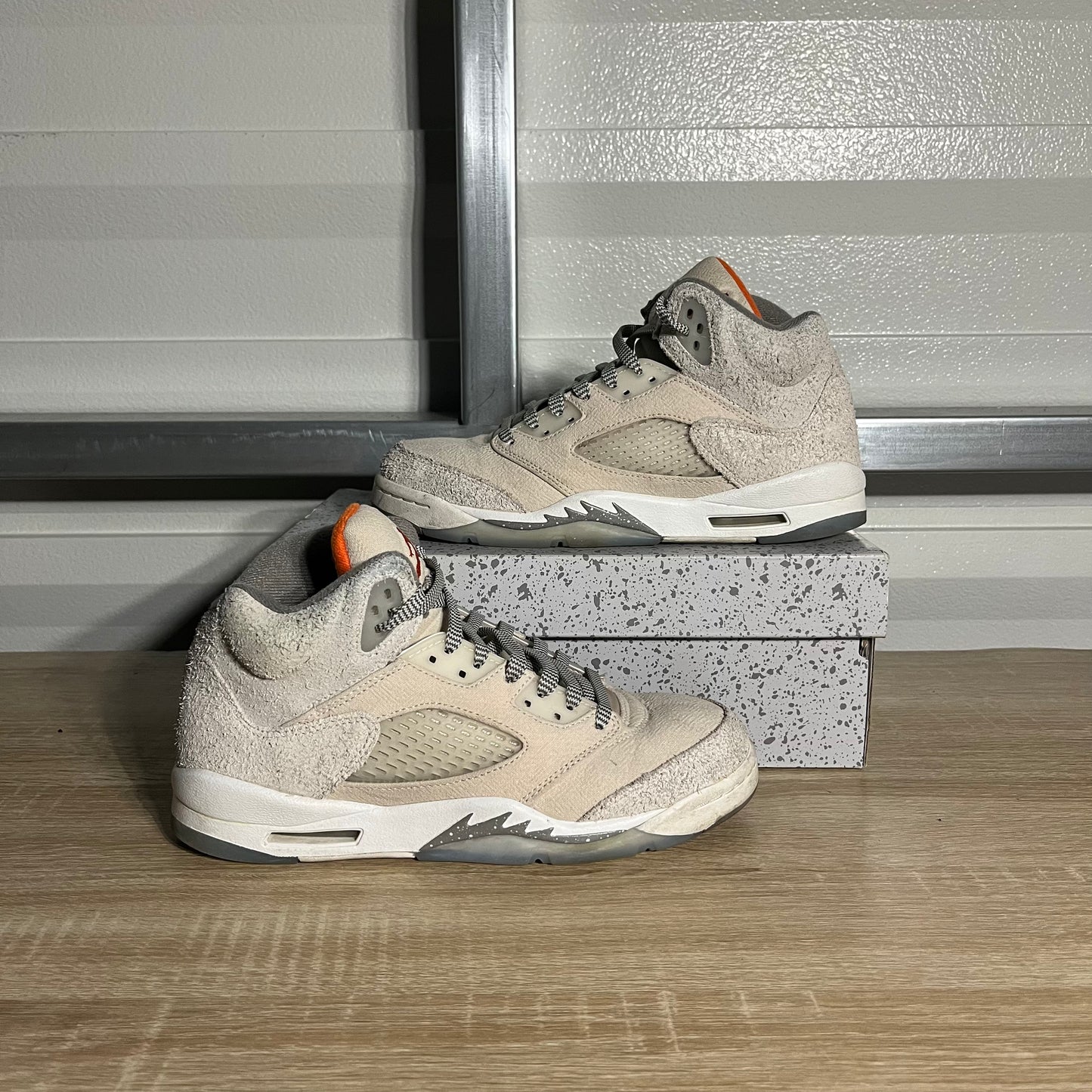 Size 7Y - AJ 5 Retro Craft Orewood Brown