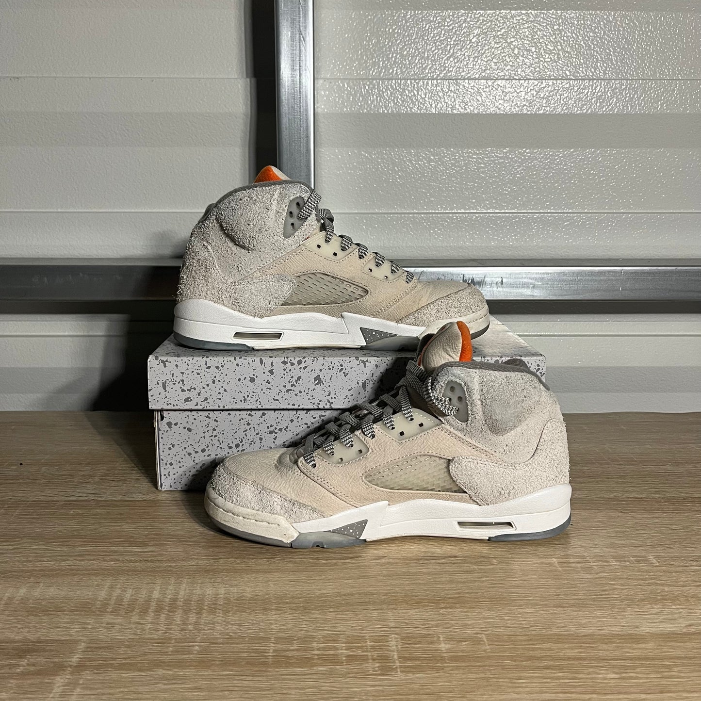 Size 7Y - AJ 5 Retro Craft Orewood Brown