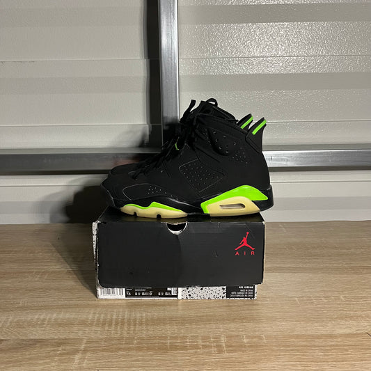 Size 7.5 - AJ 6 Retro Electric Green