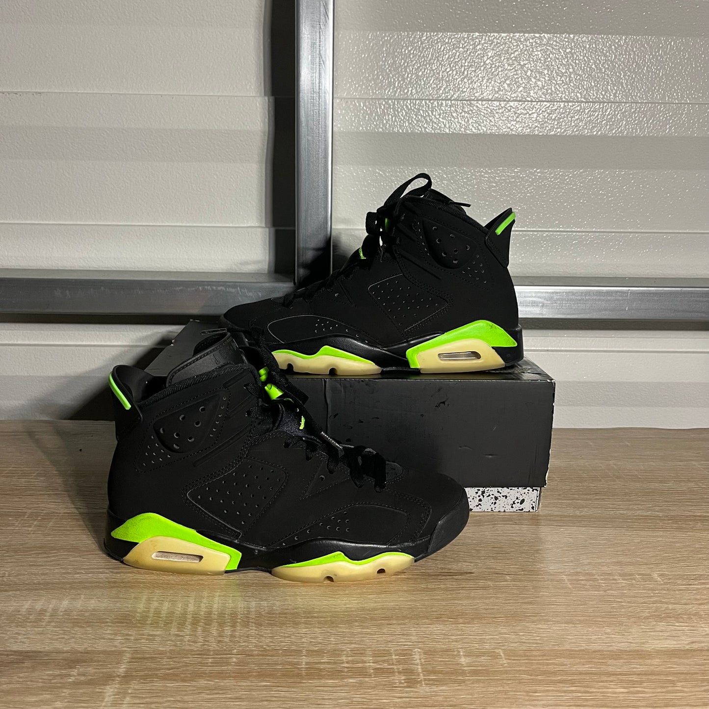 Size 7.5 - AJ 6 Retro Electric Green