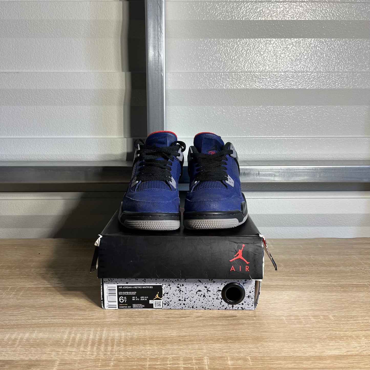 Size 6.5Y - AJ 4 Retro Winterized Loyal Blue