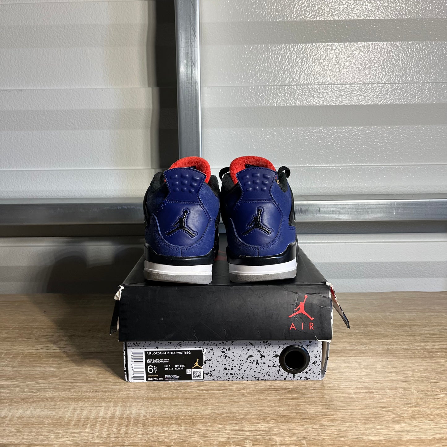Size 6.5Y - AJ 4 Retro Winterized Loyal Blue