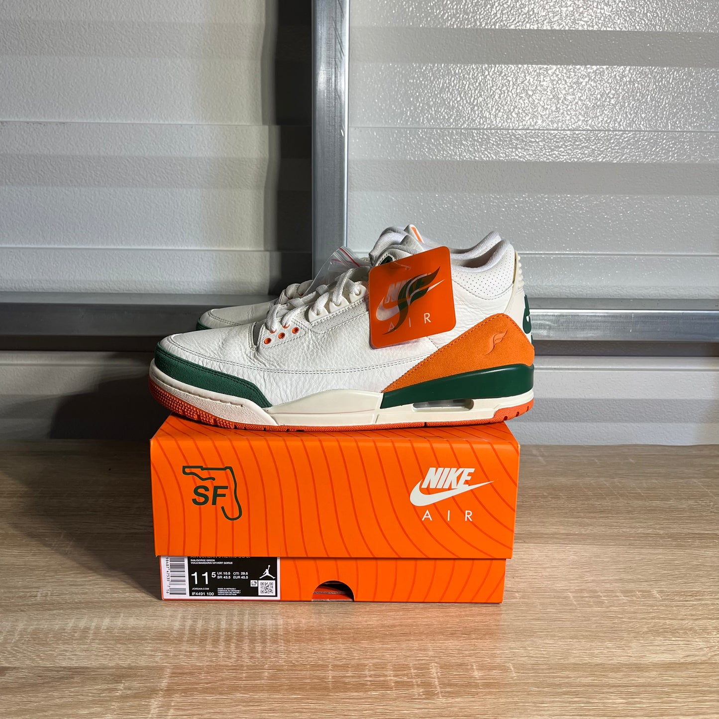 Size 11.5 - SoleFly x AJ 3 Retro Miami