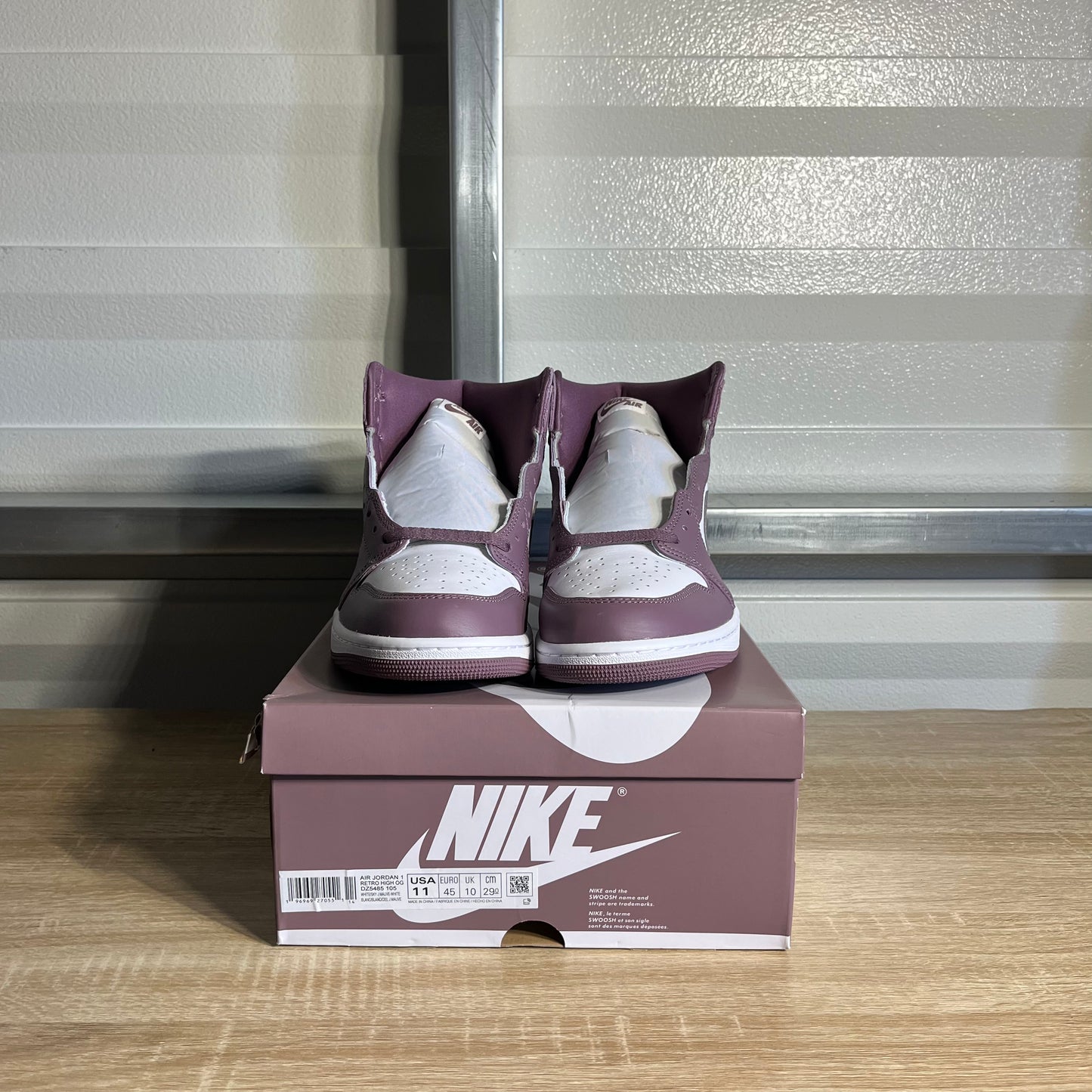Size 11 - AJ 1 Retro High Mauve
