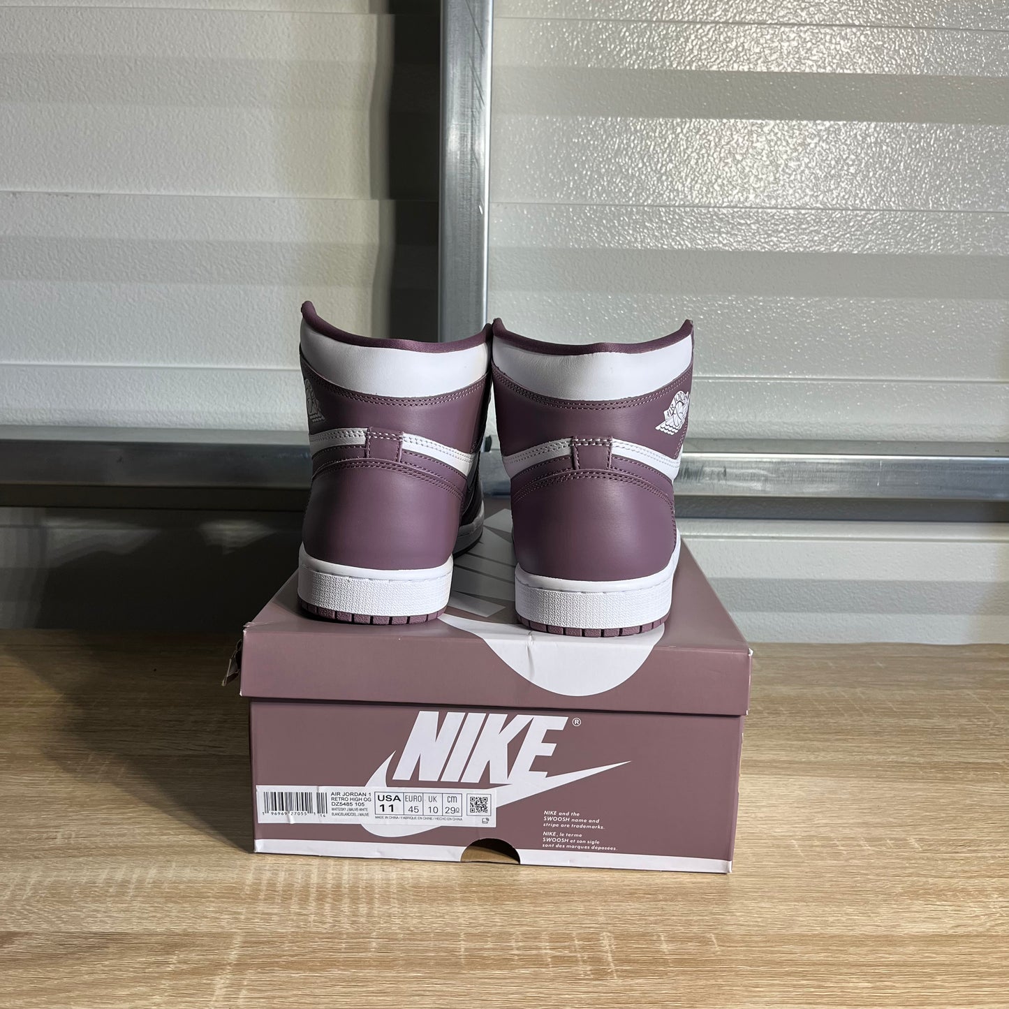 Size 11 - AJ 1 Retro High Mauve