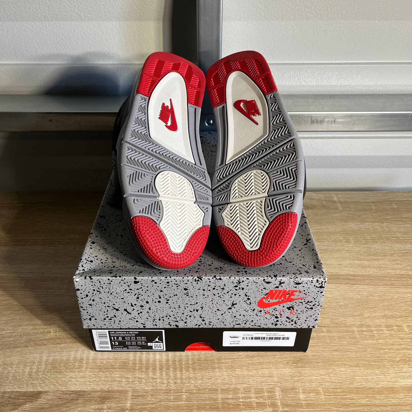 Size 11.5 - AJ 4 Retro Bred Reimagined