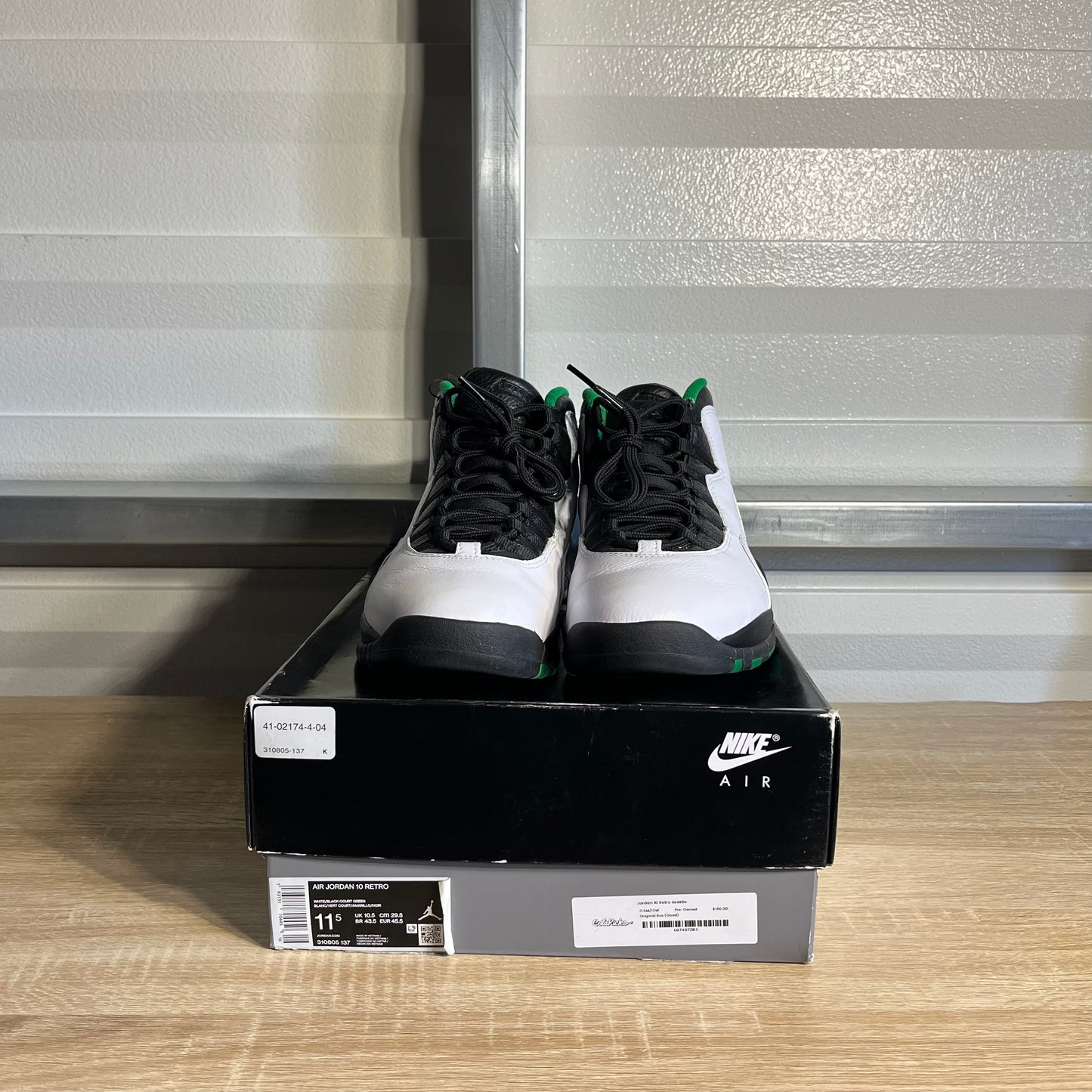 Size 11.5 - AJ 10 Retro Seattle Supersonics