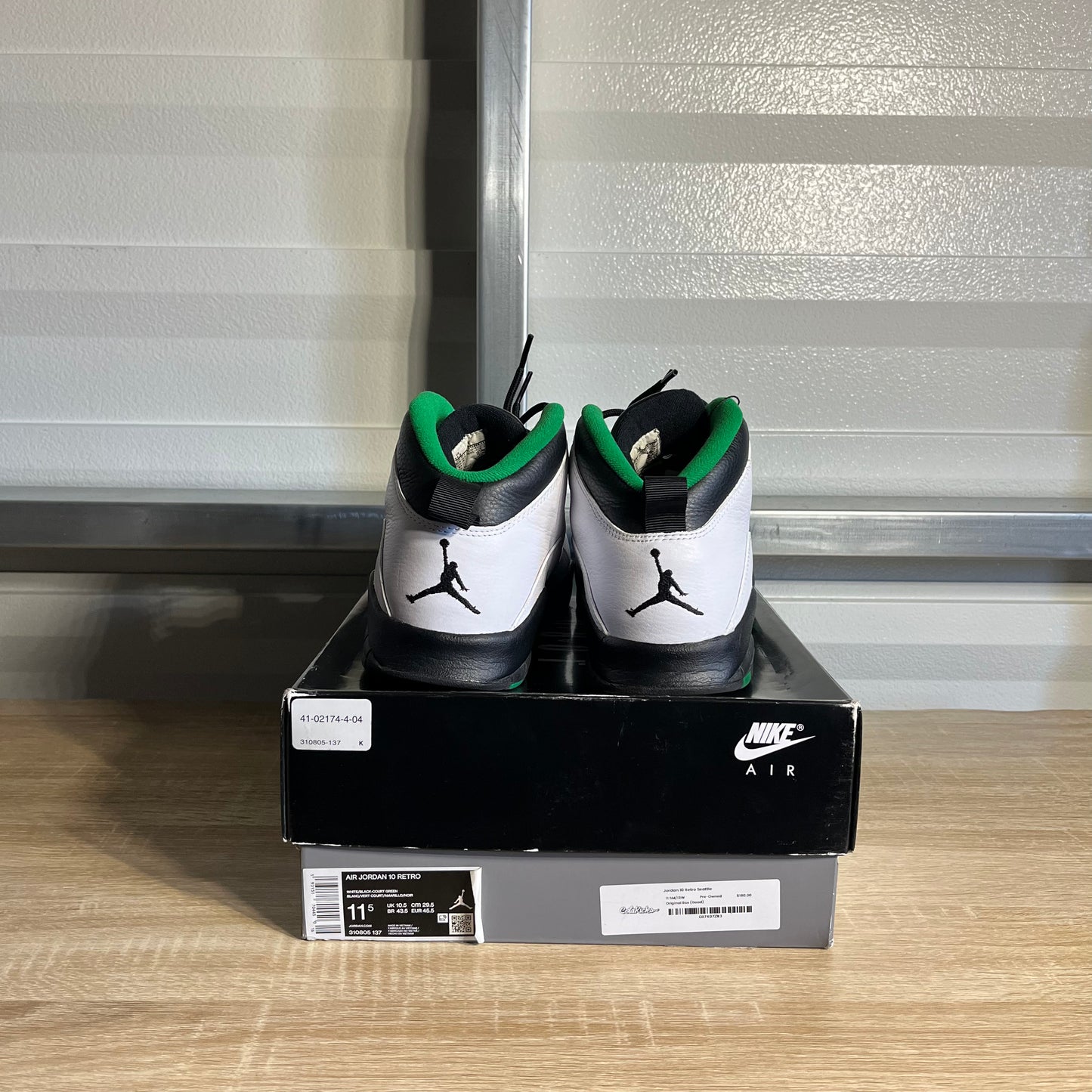 Size 11.5 - AJ 10 Retro Seattle Supersonics