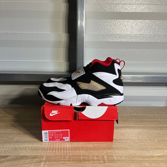 Size 11.5 - Air Diamond Turf 49ers White Fire Red Black
