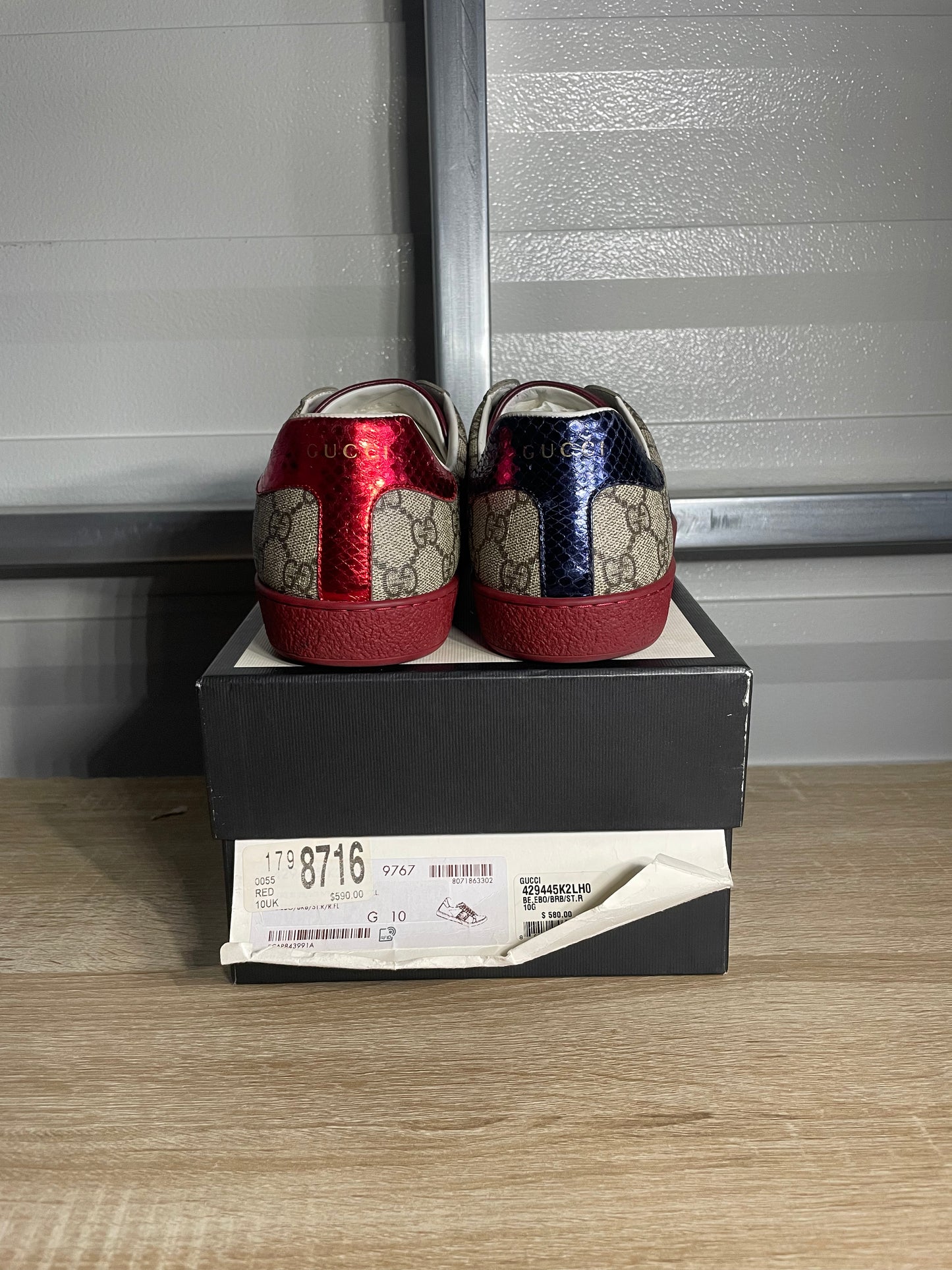 Size 11 - Gucci Ace GG Supreme Red