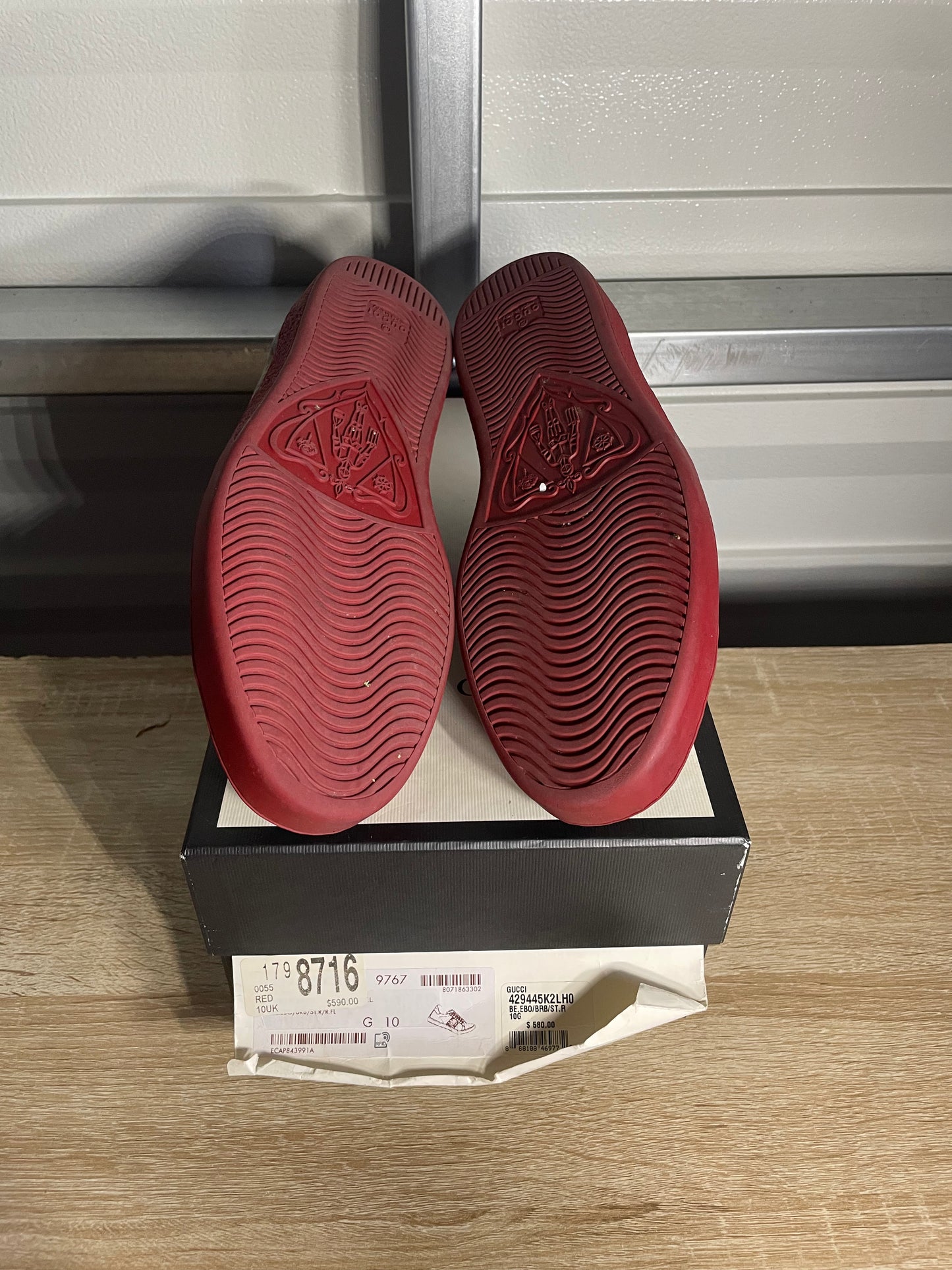 Size 11 - Gucci Ace GG Supreme Red