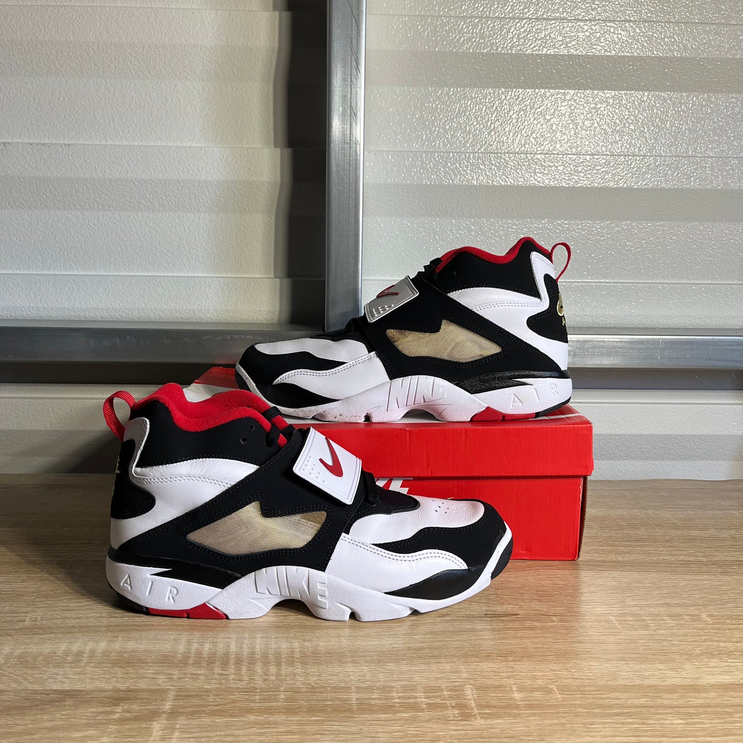 Size 11.5 - Air Diamond Turf 49ers White Fire Red Black