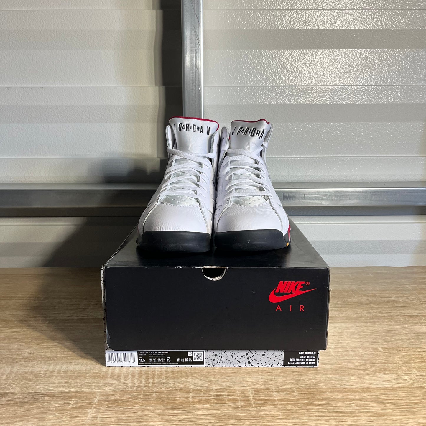 Size 11.5 - AJ 7 Retro Cardinal