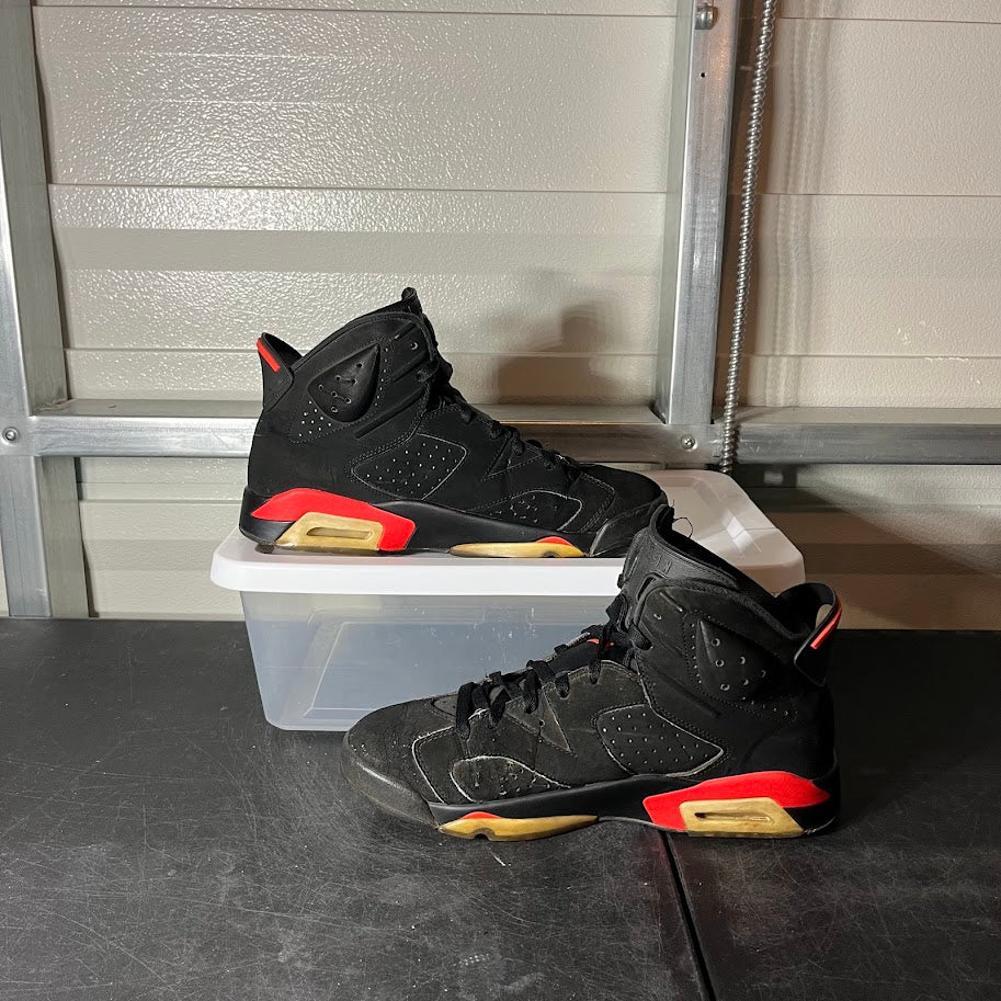 Size 11 - AJ 6 Retro Infrared Black