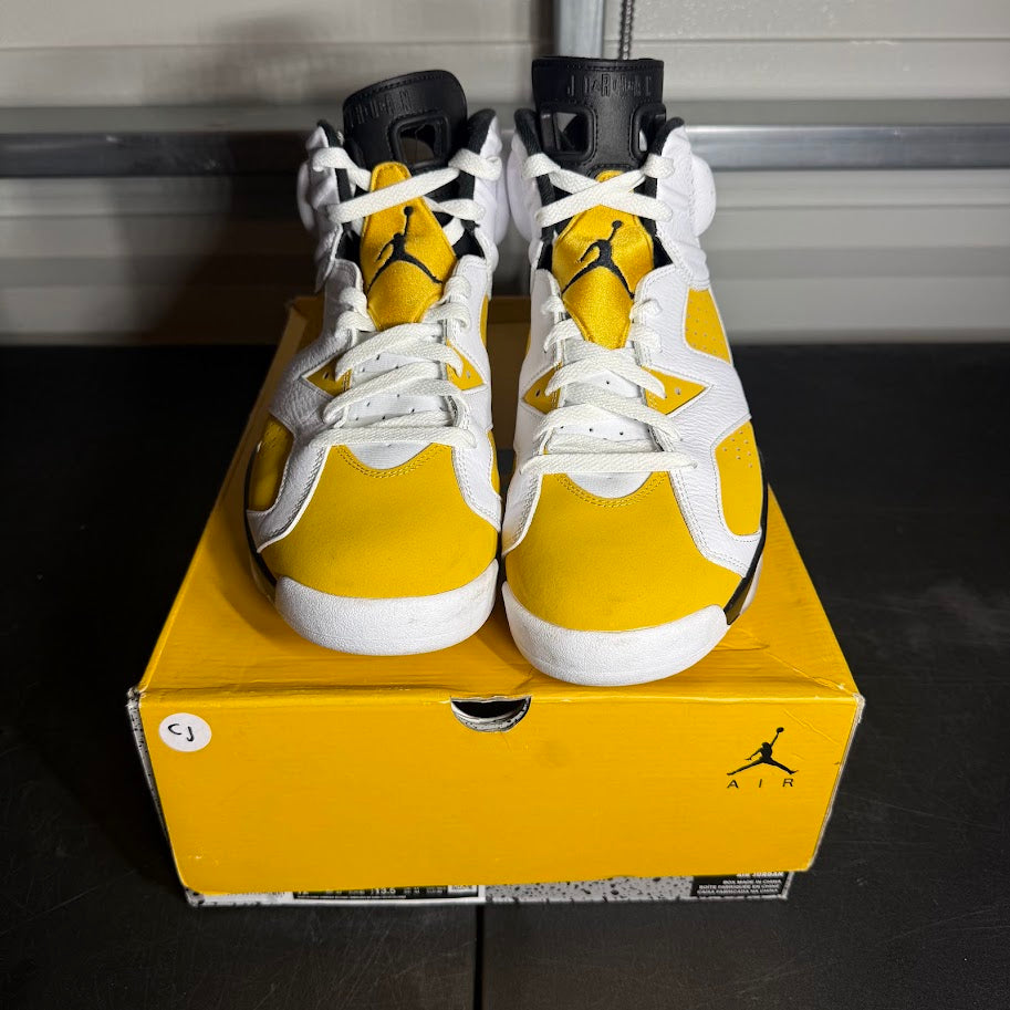 Size 12 - AJ 6 Retro Yellow Ochre