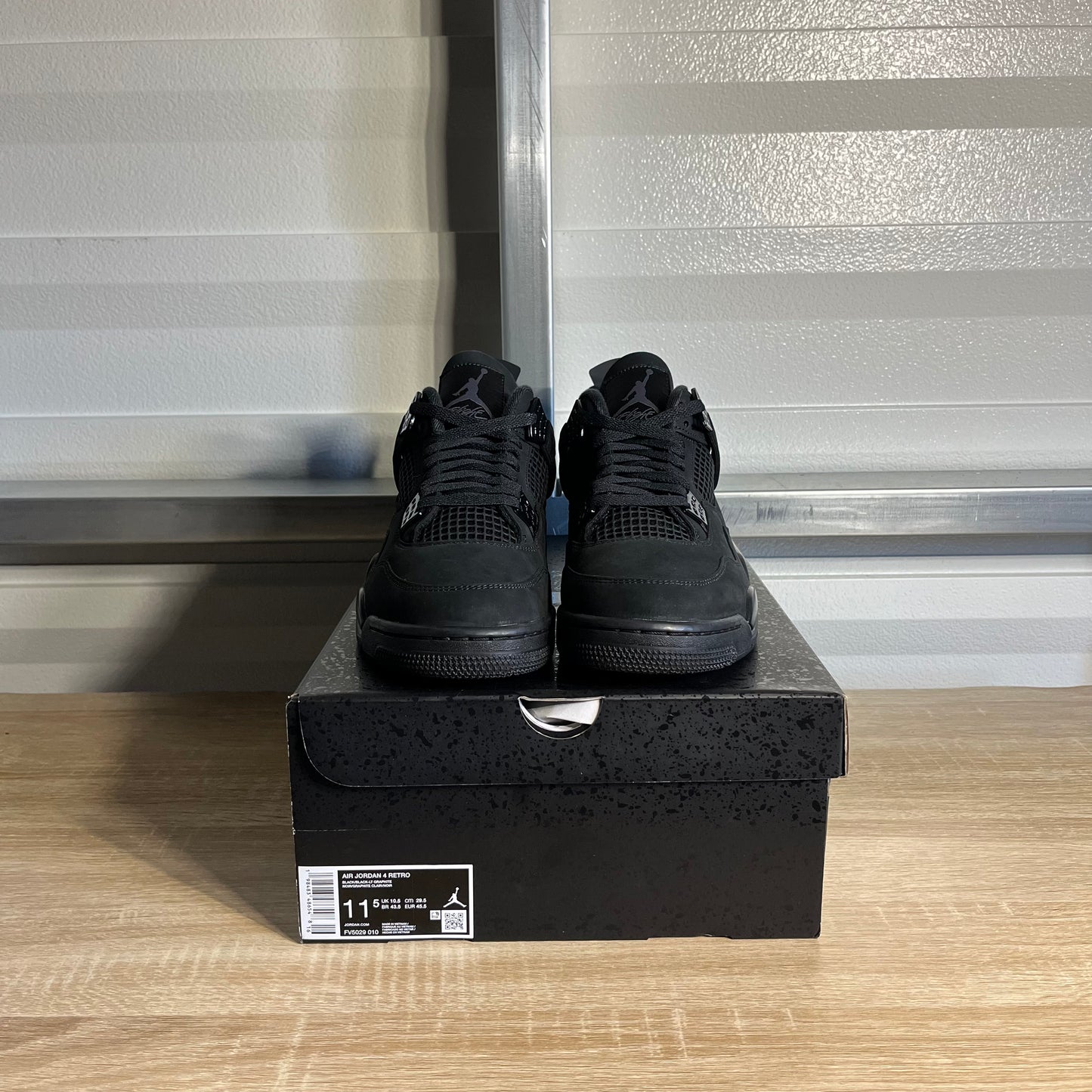 Size 11.5 - AJ 4 Retro Black Cat