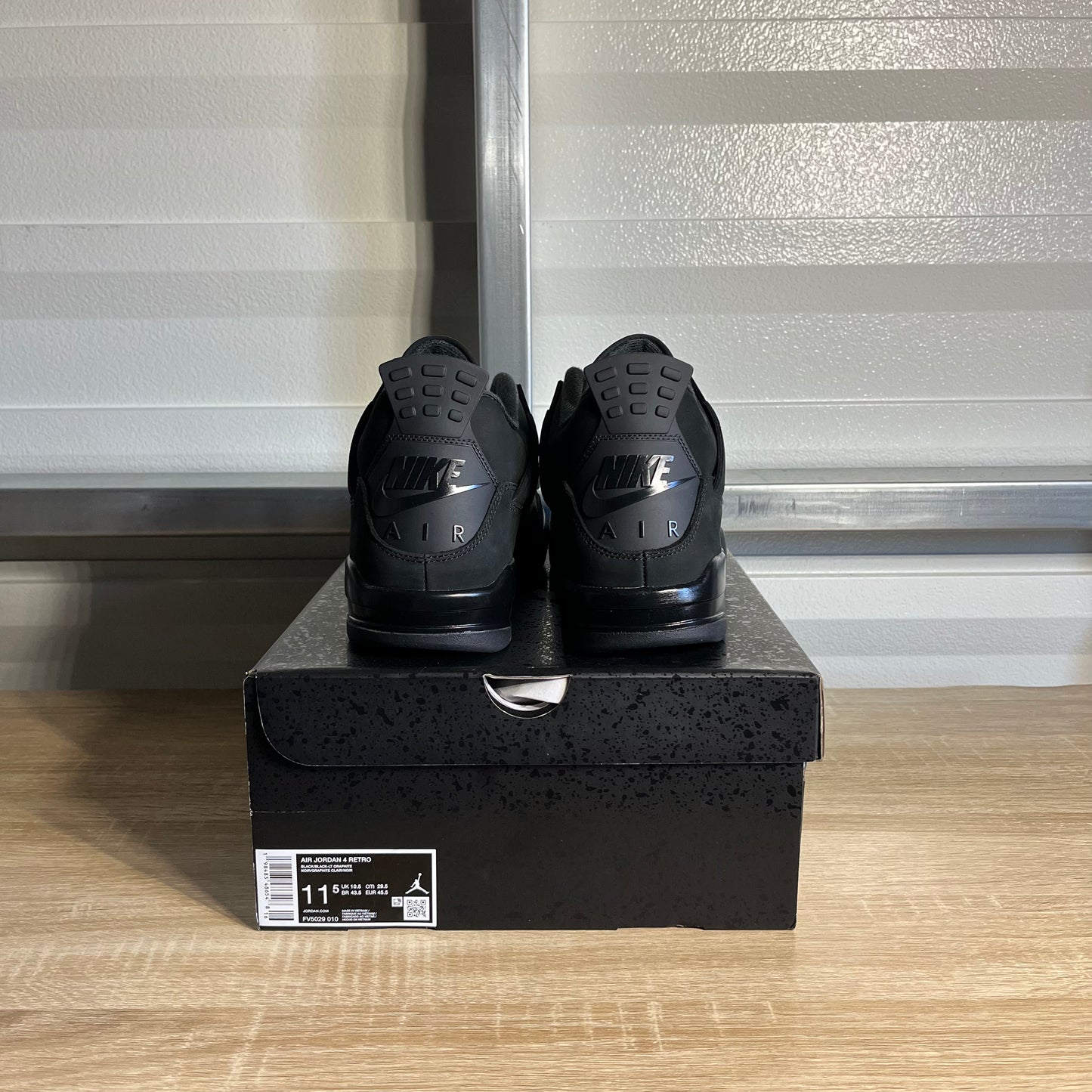 Size 11.5 - AJ 4 Retro Black Cat