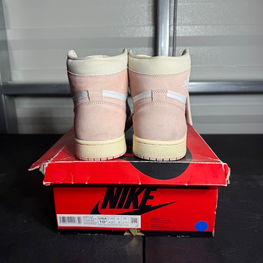 Size 10.5W - AJ 1 Retro High Washed Pink