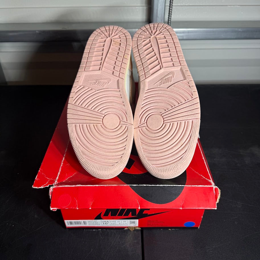 Size 10.5W - AJ 1 Retro High Washed Pink