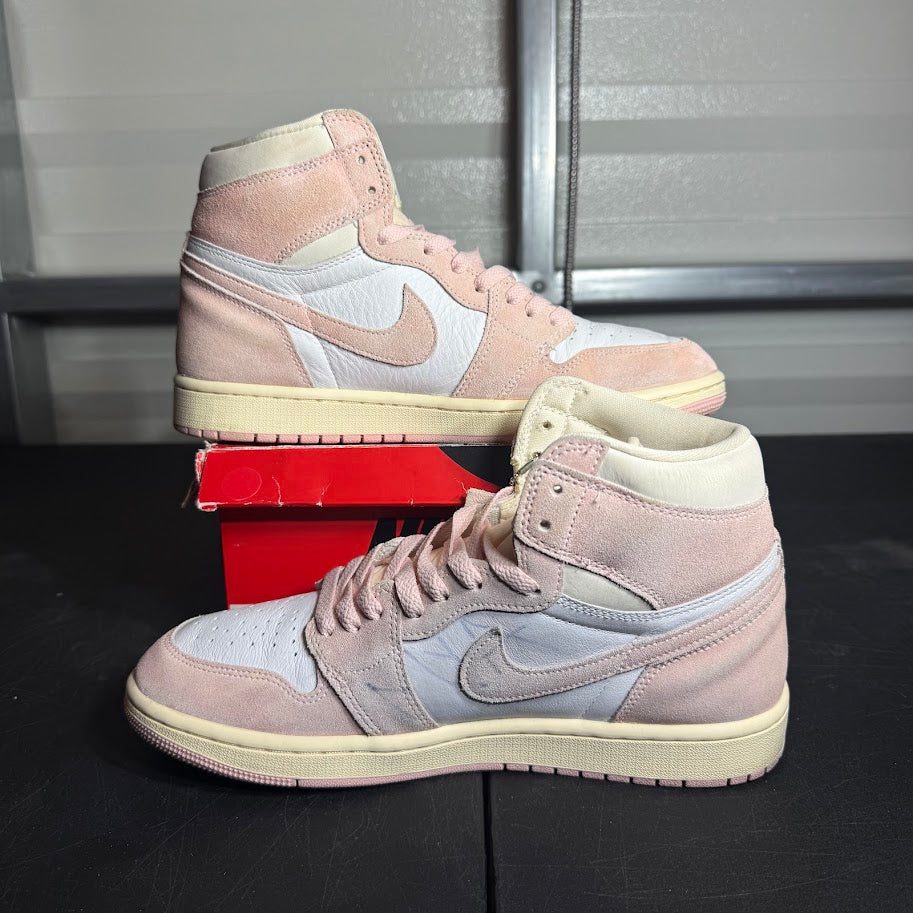 Size 10.5W - AJ 1 Retro High Washed Pink