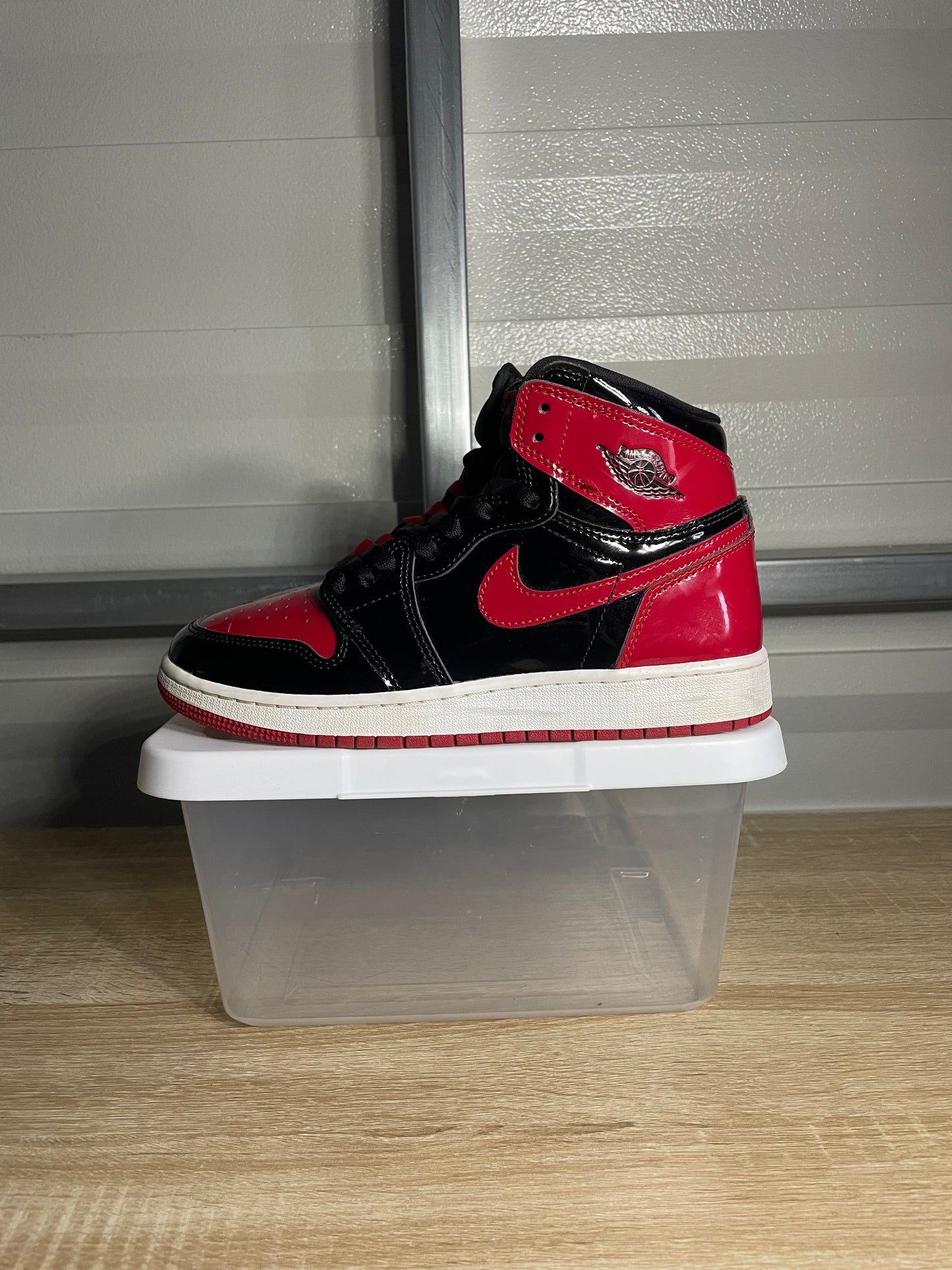 Size 7Y - AJ 1 Retro High Patent Bred