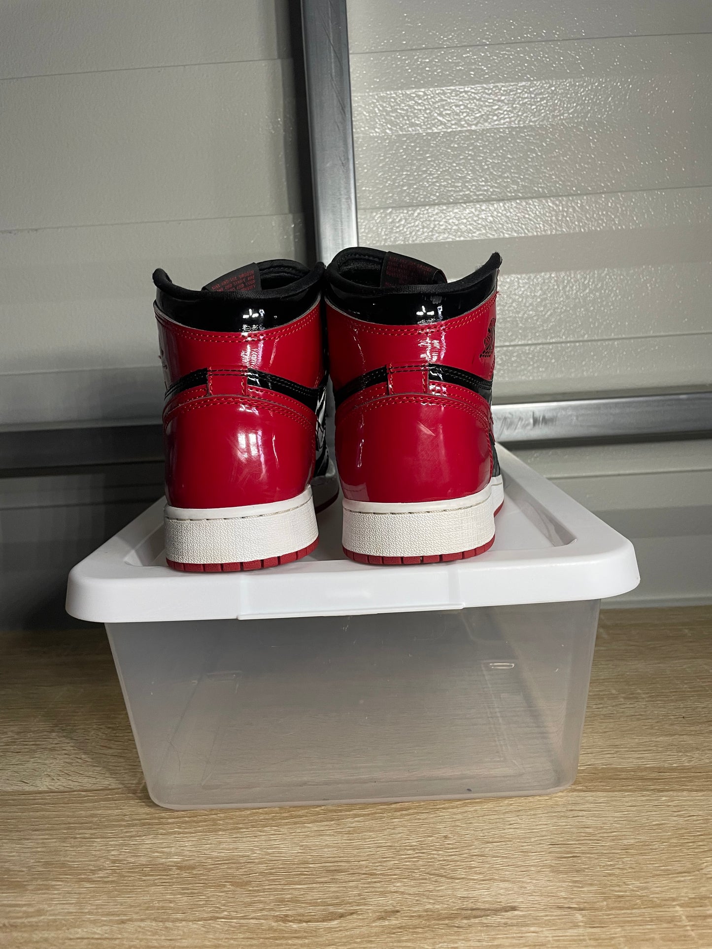 Size 7Y - AJ 1 Retro High Patent Bred