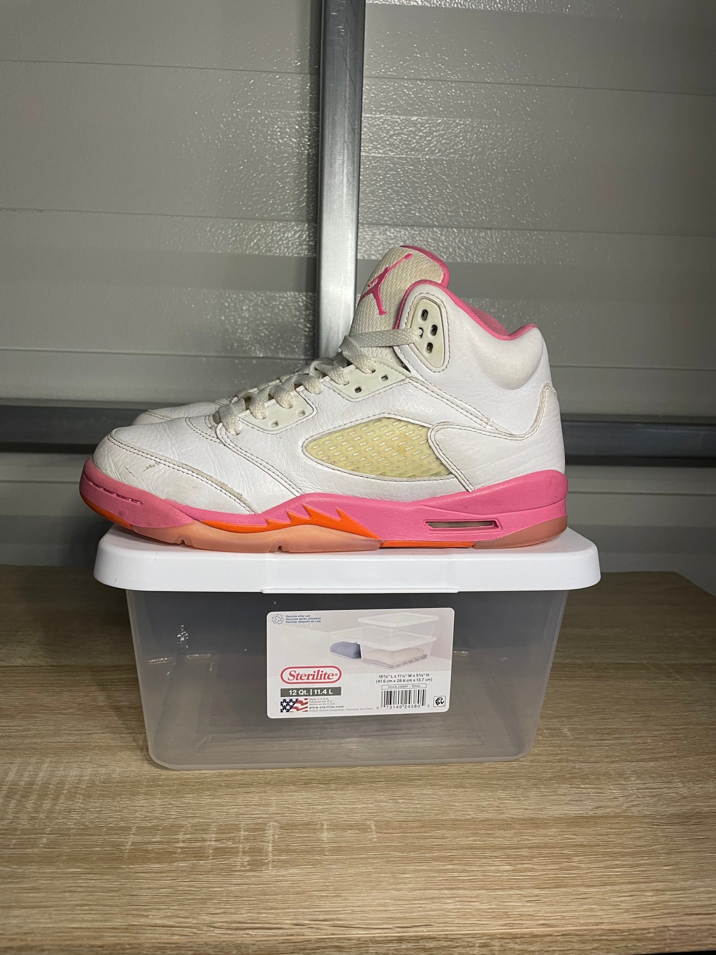 Size 7Y - AJ 5 Retro Pinksicle