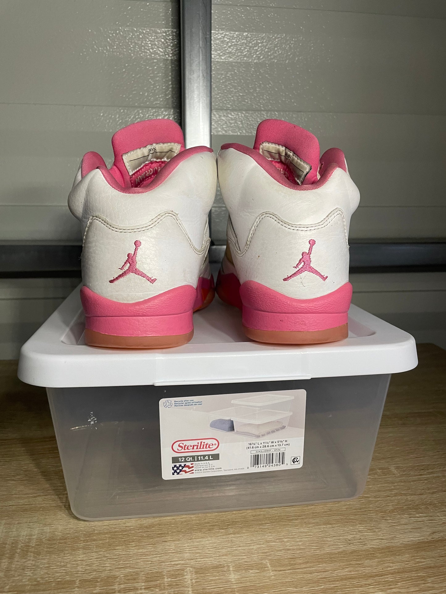 Size 7Y - AJ 5 Retro Pinksicle