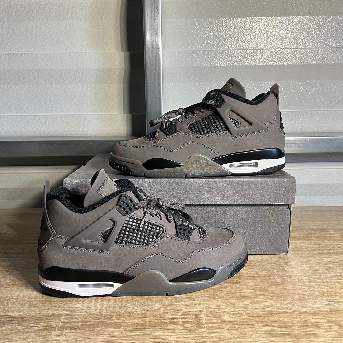 Size 11.5 - AJ 4 Retro Cave Stone and Black