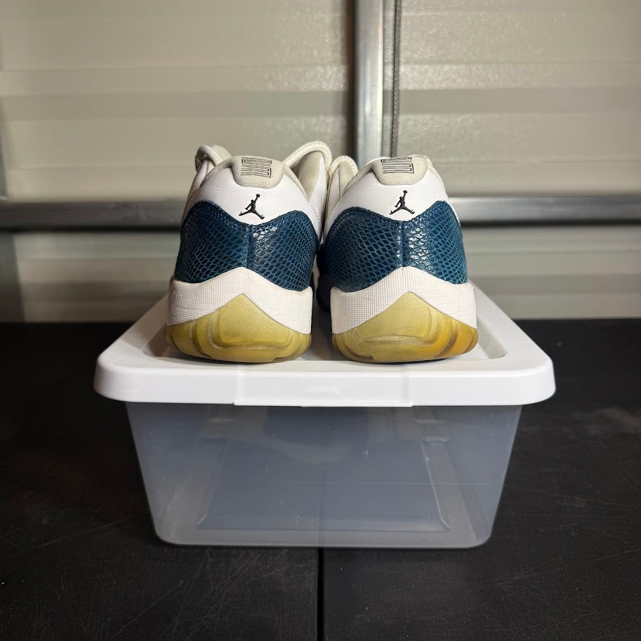 Size 11.5 - AJ 11 Retro Low Blue Snakeskin